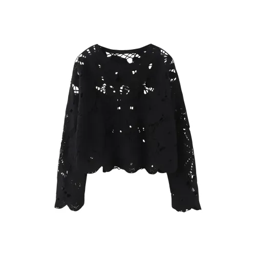 MAIGRE SIMHAT Кашемир Свитер Женский Черный