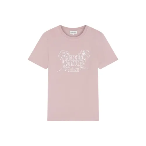 Maison Kitsune T-рубашка Женская Золотая рыбка Трава