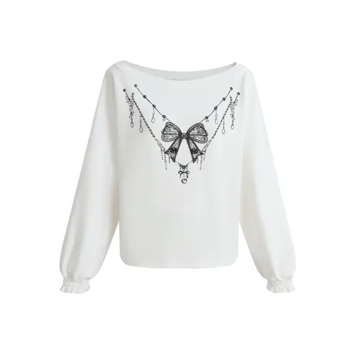 ELEVEN SLEEP Толстовка Женская Белая