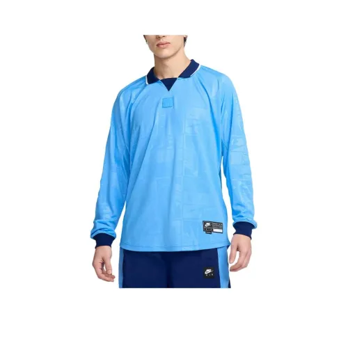 Nike Футбол Джерси Мужской Светло-Синий