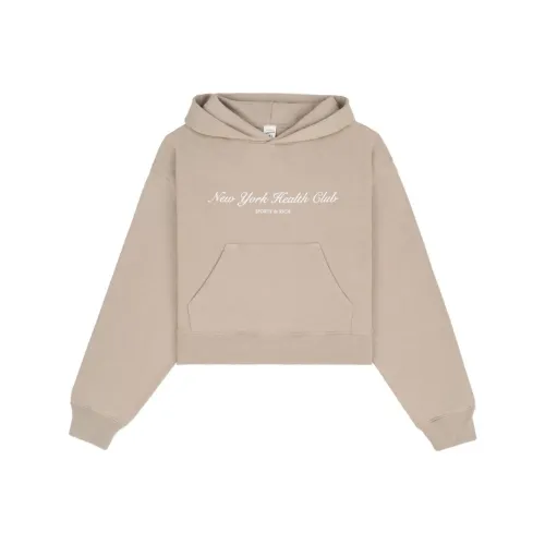 SPORTY & RICH Светло-бежевый Женские Свитшоты