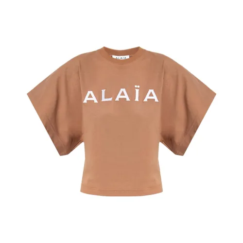 Alaia Бежево-коричневые Женские Рубашки T