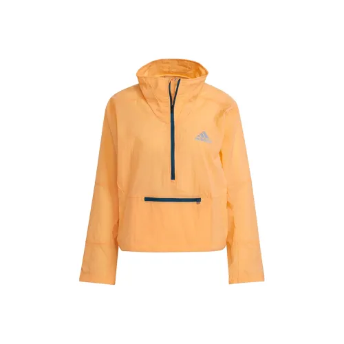 Adidas Adapt Куртка Женская Оранжевая Желтая