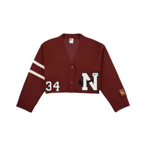 Nike Женские By YOON FW24 Трикотаж Женские Темный Командный Красный