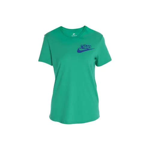 NIKE Зеленые Женские Футболки