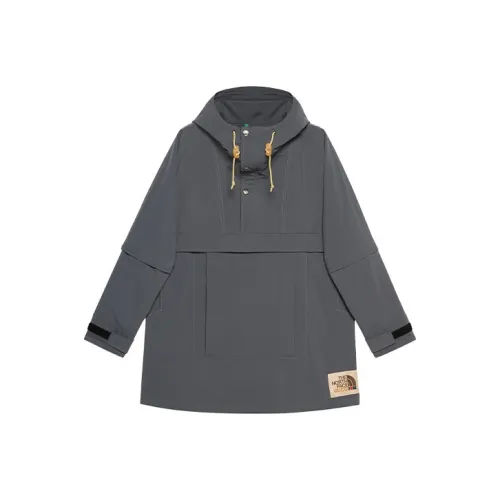 Gucci X The North Face Серые Женские Куртки