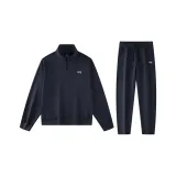 Комплект одежды (Темно-синий топ + Темно-синие штаны)