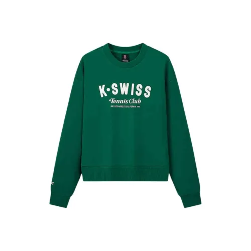 KSWISS Свитшот Женский Моховый Зеленый