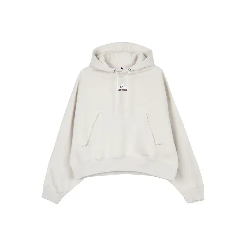 NIKE Экрю Женские Свитшоты