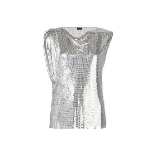 Paco Rabanne Серебряные Женские Т-рубашки