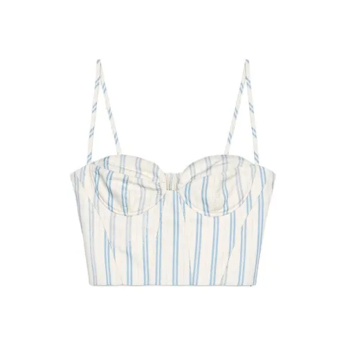 ZARA ZW Series Топ на бретелях Женский Полосатый