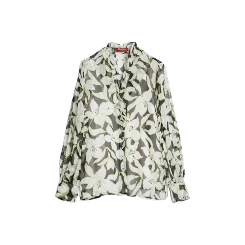 MaxMara Studio Зеленые Женские Рубашки