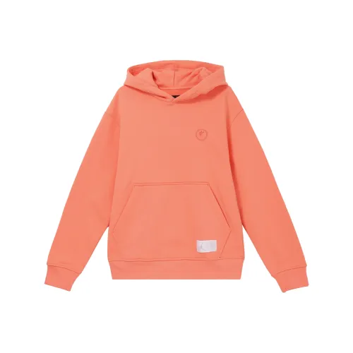JORDAN Orange Women's Sweatshirts Джордан Оранжевый Женские Свитшоты