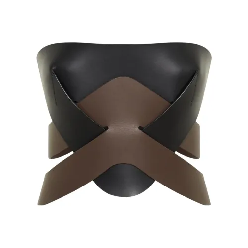 DION LEE Черный кофе Многоцветные Женские Топы без бретелек