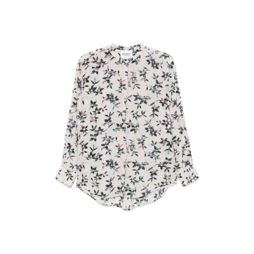 ISABEL MARANT ETOILE FW24 Рубашка Женская Светлый Бежевый