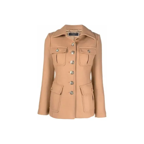 Elisabetta Franchi Куртка Женская Светлый Умбра