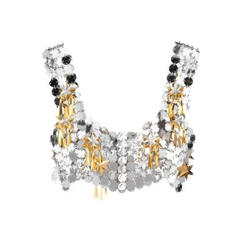 Paco Rabanne Серебряный Женские Камисоли