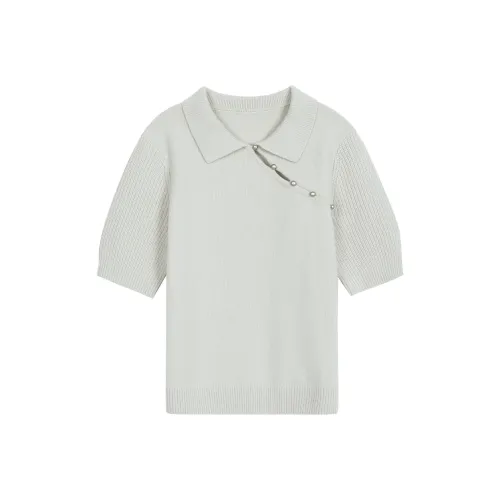 THE SEA LIFE Пыльно-голубой Женский Трикотаж