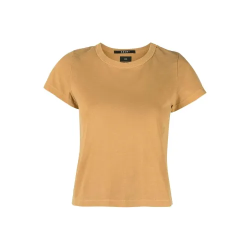 Ksubi T-Shirt Женская Earth Желтая