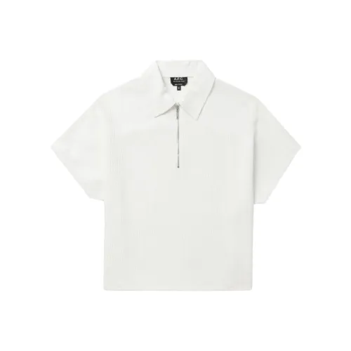 A.P.C SS24 Поло Женское Белое