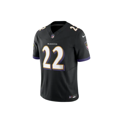 nike Dri FitNFL FW24 Derrick Henry Baltimore Ravens Футбол Джерси Мужской Черный