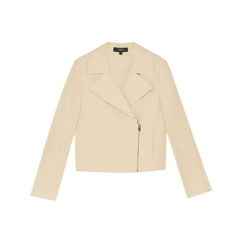 THEORY Куртки Пальто Женские Овсяный