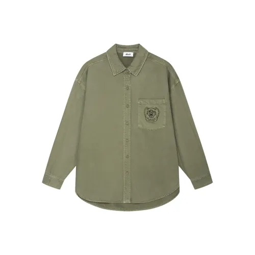 D'zzit Зеленые Женские Рубашки