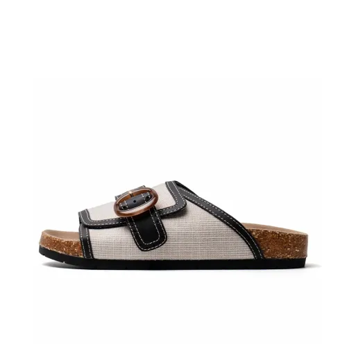 Mule Donkey Износостойкие Сопротивляющиеся Запахам Слипоны Женские Amber White