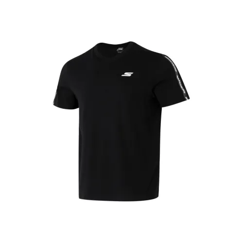 Skechers Sports Life Collection Дымчатый Черный/03K8 Мужская Футболка