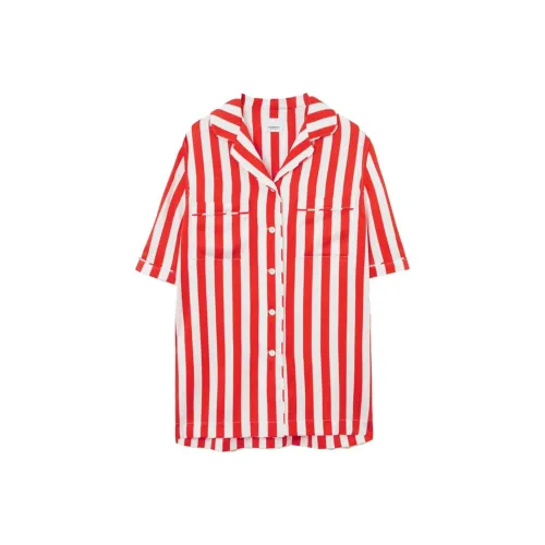 Burberry Red Women's Shirts Бургони Красный Женские Рубашки