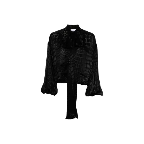 Blumarine SS24 Рубашка Женская Черная
