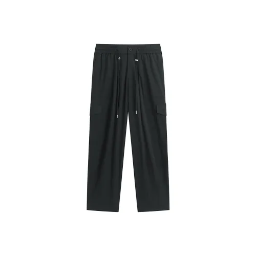 PEACEBIRD MEN Повседневные брюки Мужской Черный 1