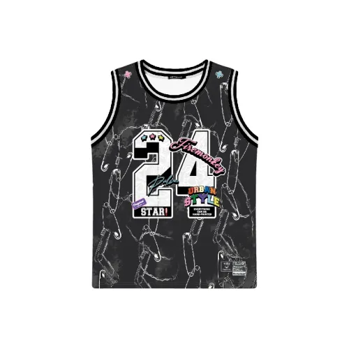 FireMonkey Баскетбольная Джерси Унисекс Черная