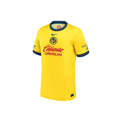 nike Dri FitClub FW24 Henry Martín America 2024 25 Stadium Дом Футбол Джерси Мужской Желтый