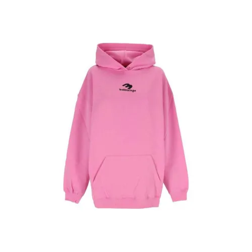 Balenciaga FW22 Свитшот Стандартный крой Женский Розовый