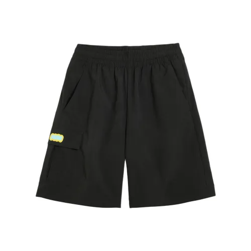 PUMA Ткани вязаные SHORTSgraphic Pt Повседневные шорты Мужской Черный 01