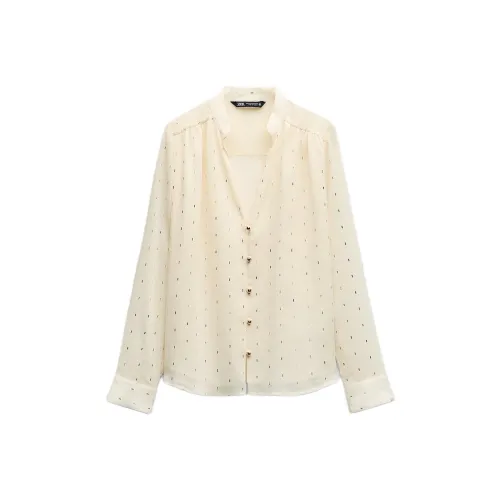 ZARA Белые Женские Рубашки