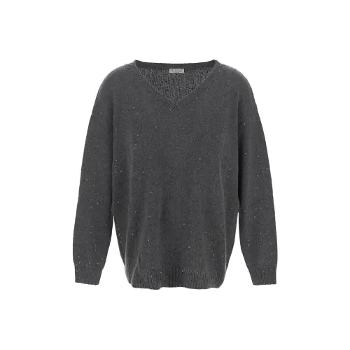 Brunello Cucinelli Серый Женская Трикотажная Одежда