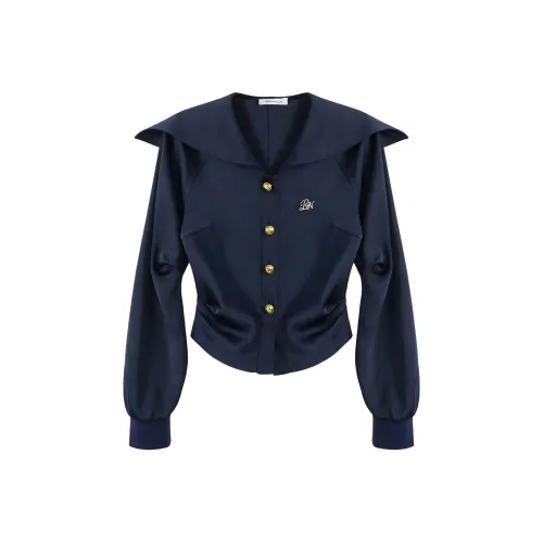 PP Синий Женские Рубашки