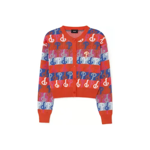 Mlb Base Logo Philadelphia Phillies Трикотаж Женский Красный