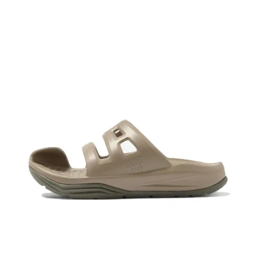 THE NORTH FACE Reactive Slide Slip-Resistant Abrasion-Resistant Слипоны Унисекс Хаки Коричневый