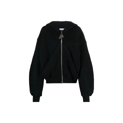 The Attico Свитшот Логотип Куртки Пальто Женские Черный