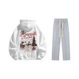 Set (White Standard Edition + Gray Casual Pants)  
Комплект (Белый Стандартный Выпуск + Серые Повседневные Штаны)