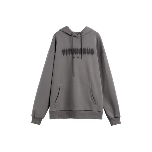 YITOUAGUA Темно-серый Женский Свитшот