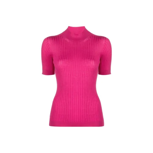 VERSACE Персиково-розовые Женские Т-рубашки