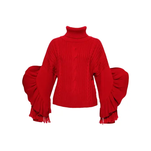 CHICCO MAO Красный Женские Кашемировые Свитеры