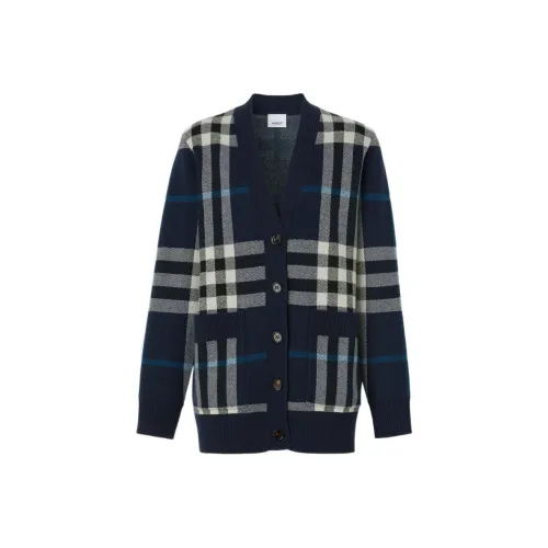 Burberry FW22 Трикотаж Женский Темно-Угольный Синий