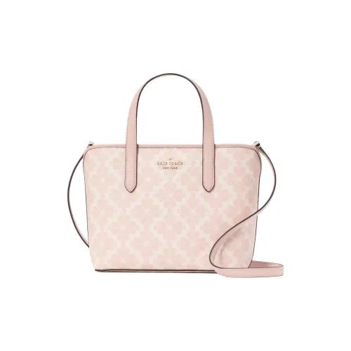 Kate Spade Цветочный дизайн PVC Тоут Сумка Сумка для покупок Сумка через плечо Сумка Маленькая Женская Розовая