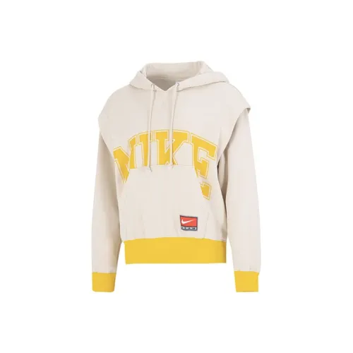 NIKE Ярко-желтые Женские Свитшоты