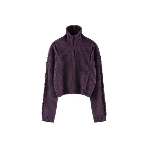 MAIGRE SIMHAT Кашемировый свитер женский цвет вересковый фиолетовый